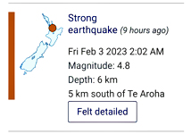 Quake report